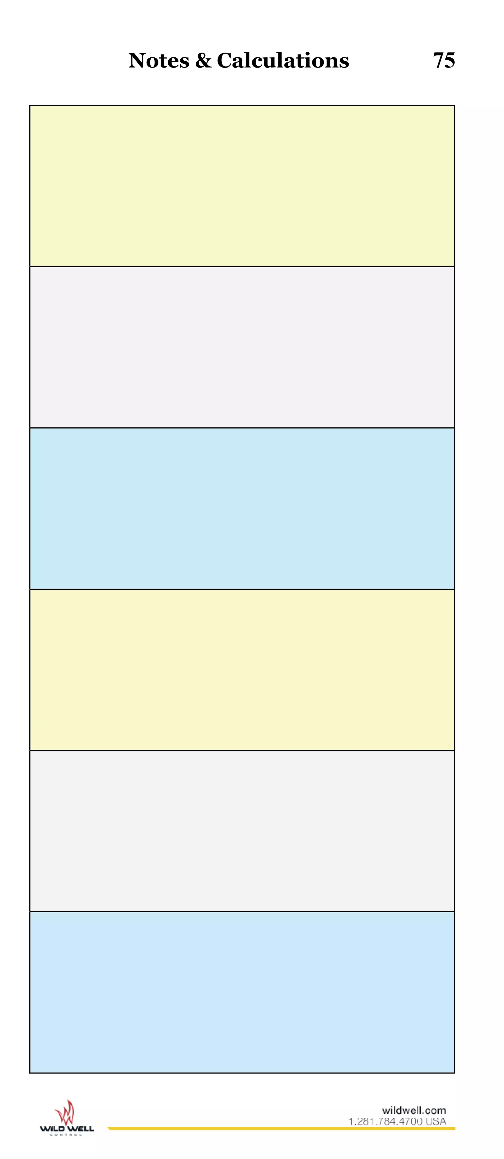 Notes & Calculations 75
 