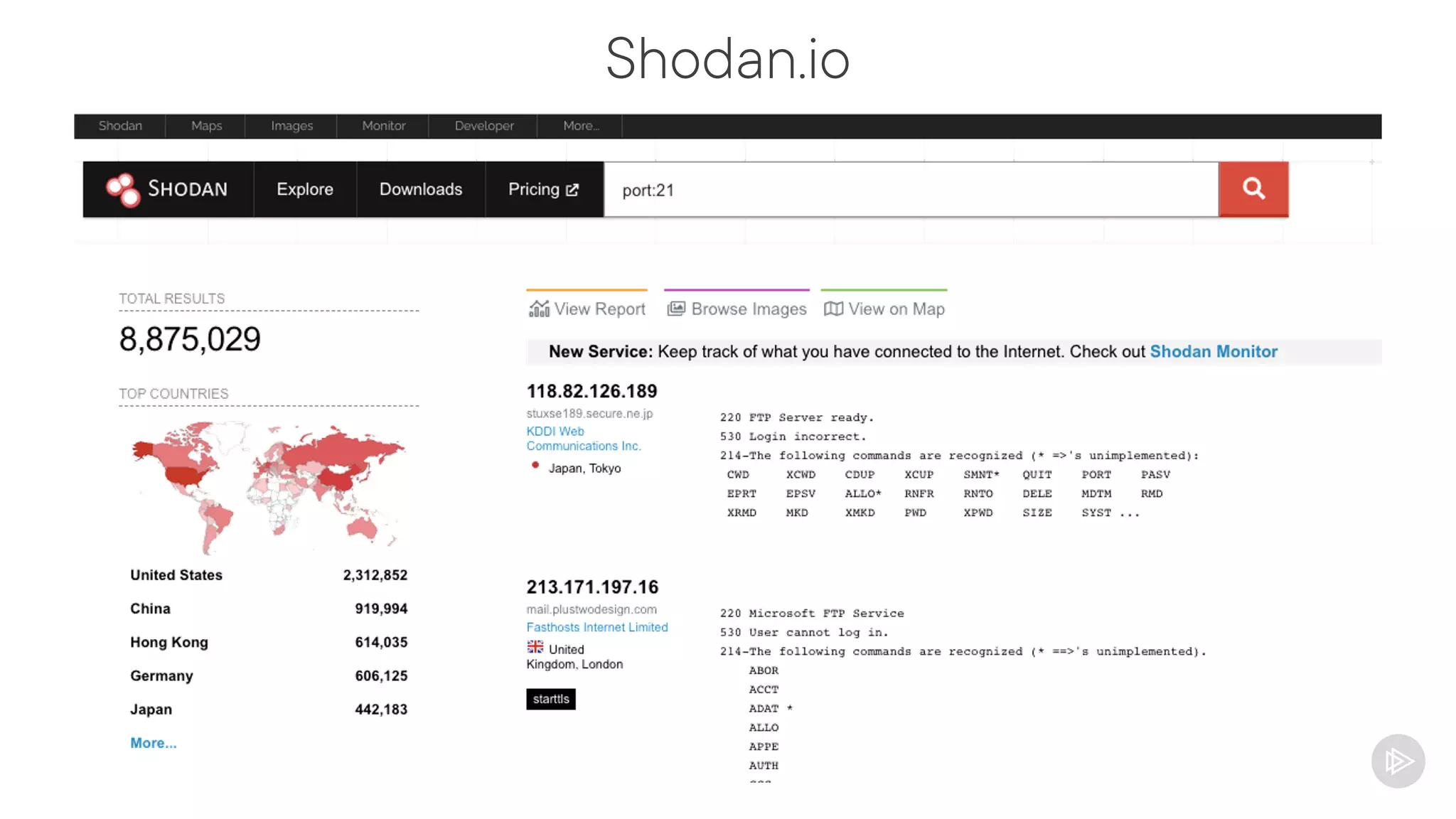 Shodan.io
 