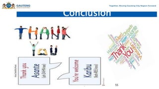 Conclusion
Ishaak Cassim - February 2018 55
 