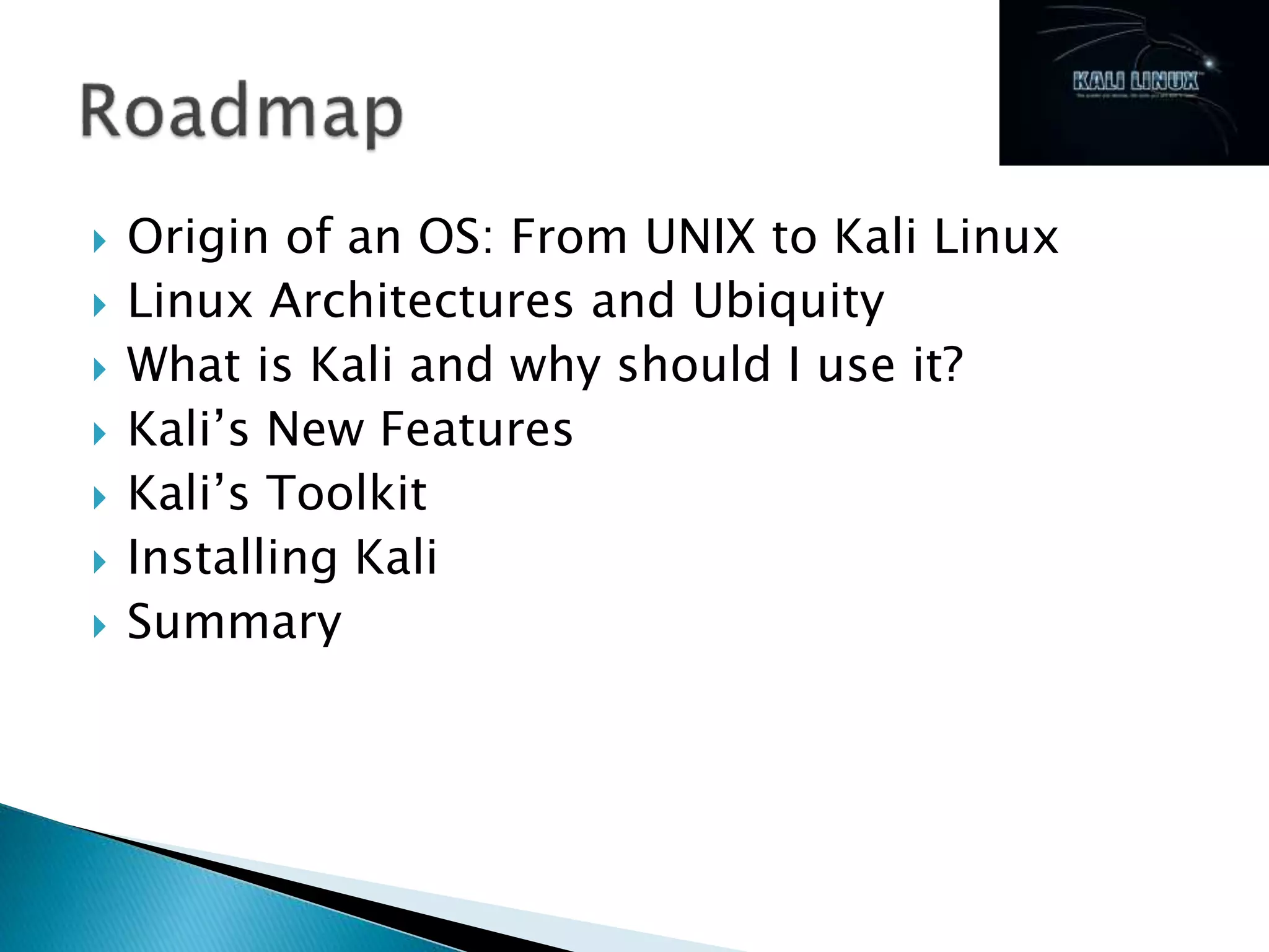 Kali Unix technical-presentation-kali-linux.pptx
