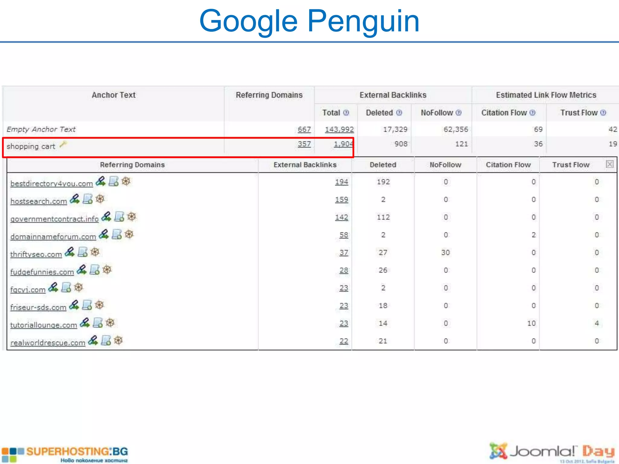 Google Penguin
 