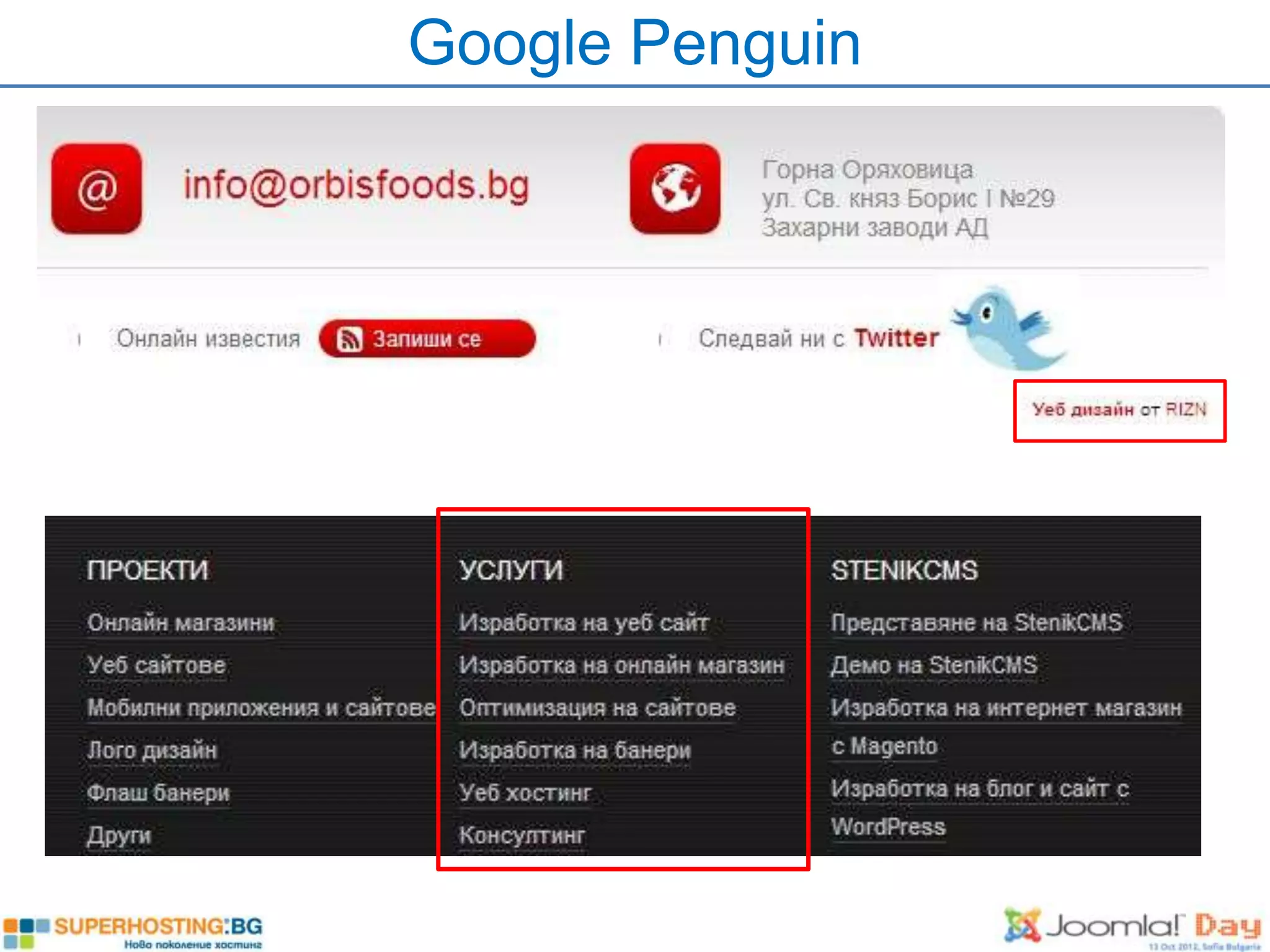 Google Penguin
 
