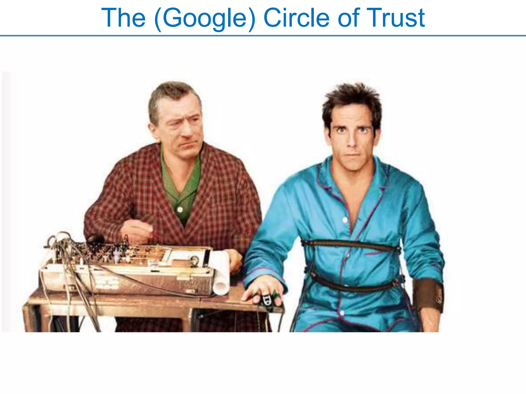 The (Google) Circle of Trust
 