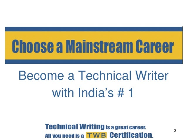 Technical writing career
