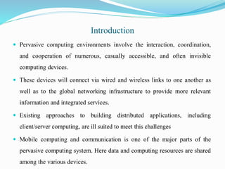 PERVASIVE COMPUTING | PDF