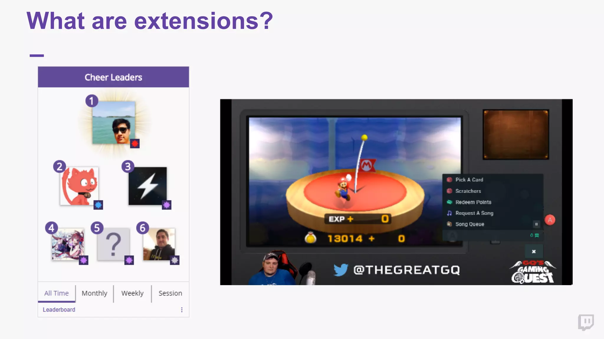 What are extensions?
 
