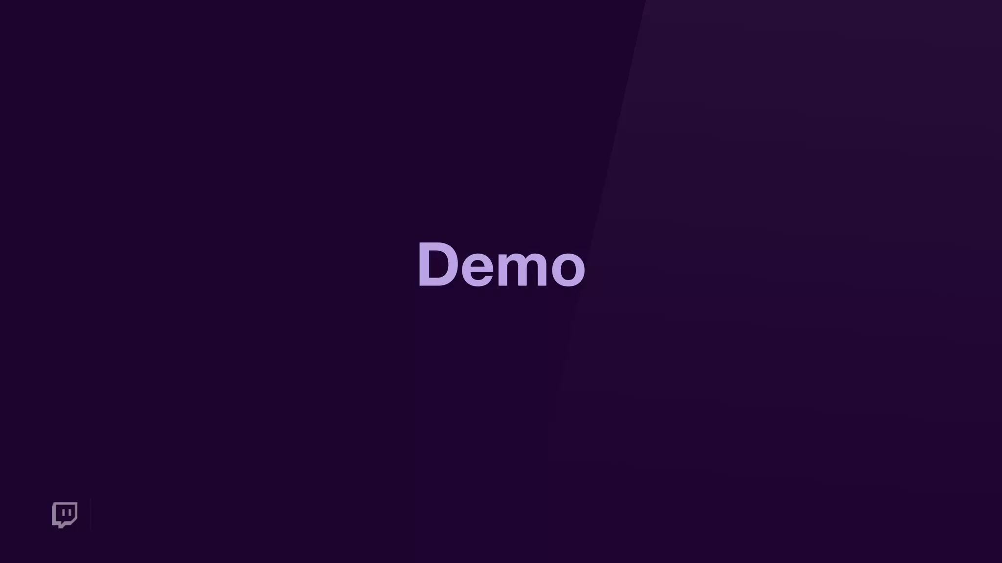 Demo
 