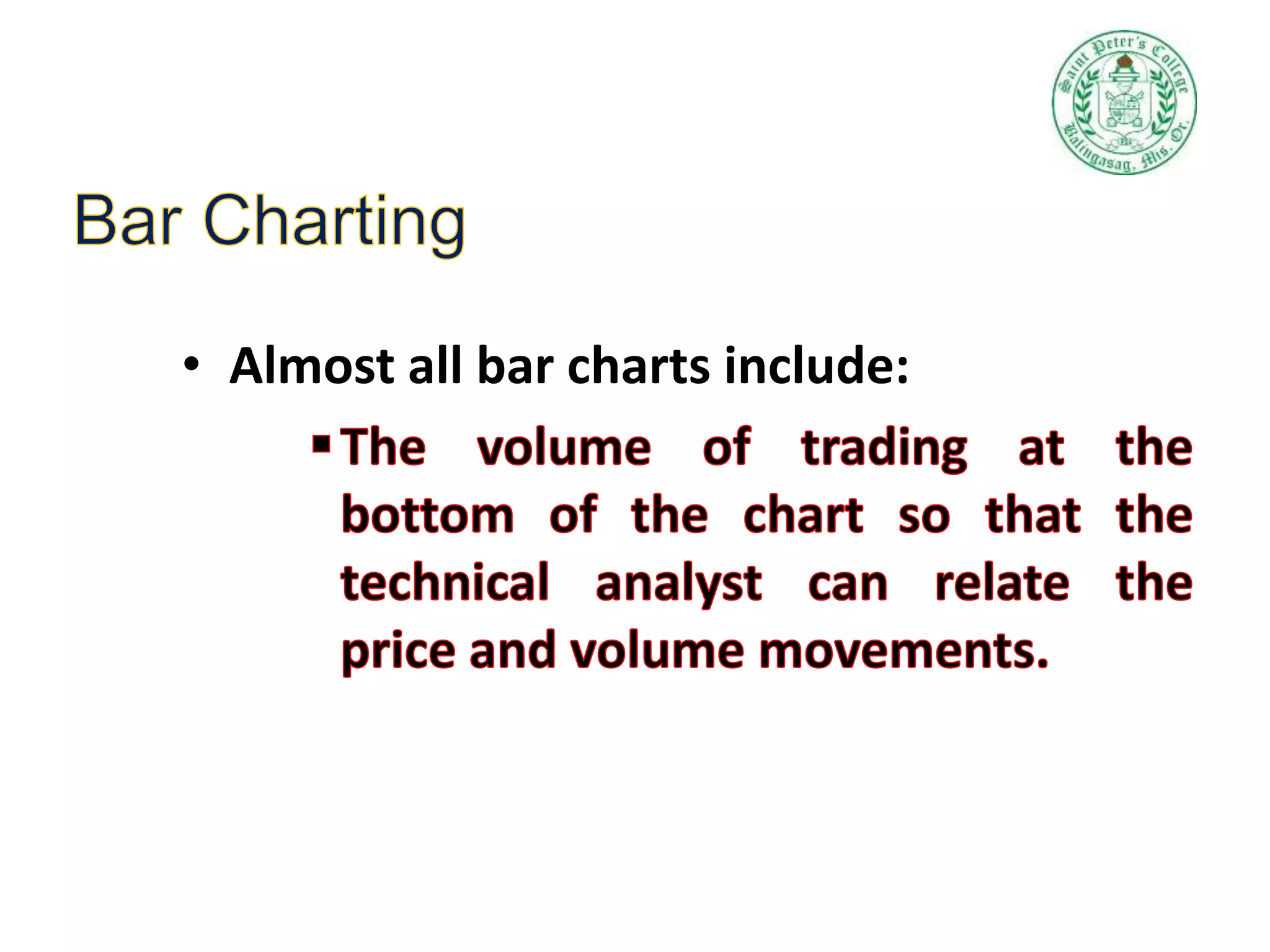 • Almost all bar charts include:
 