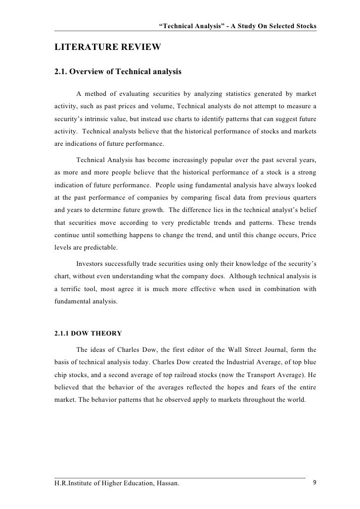 Technical analysis essays image