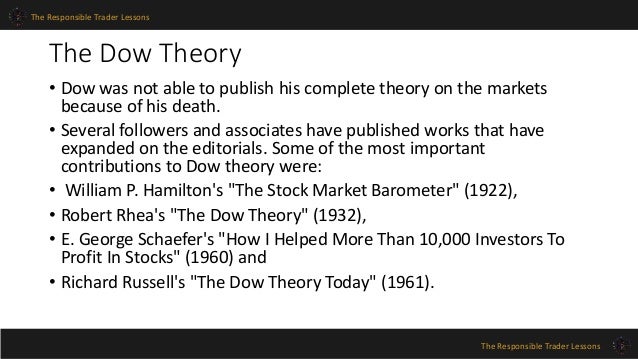 The Dow Theory