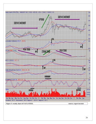 Figure 3: weekly chart of TATA STEEL   source: expert investor




                                                                 26
 