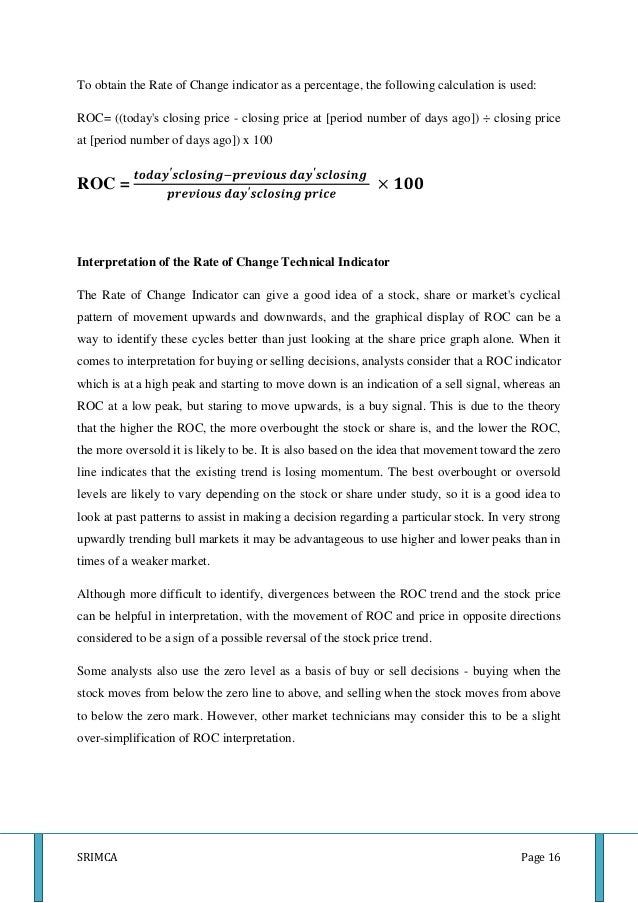 Technical analysis reports