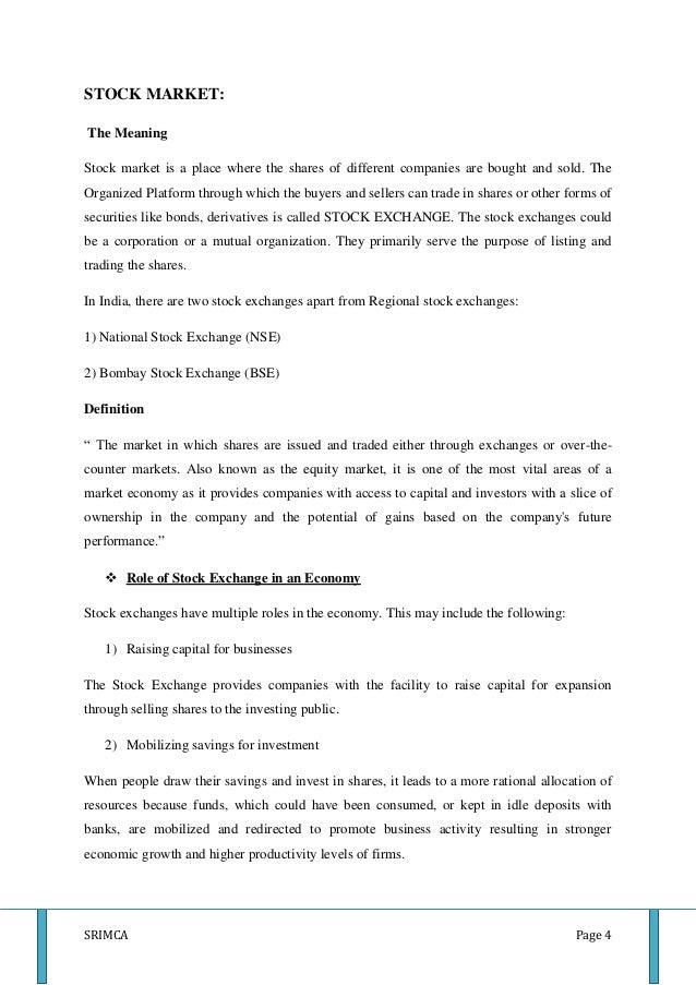 Technical analysis reports