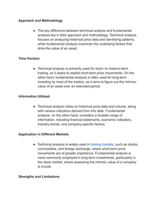 FUNDAMENTAL ANALYSIS VS TECHNICAL ANALYSIS PDF visual data 5