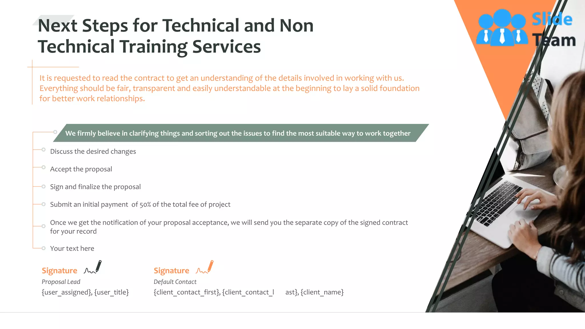 Technical And Non Technical Training Proposal PowerPoint Presentation ...