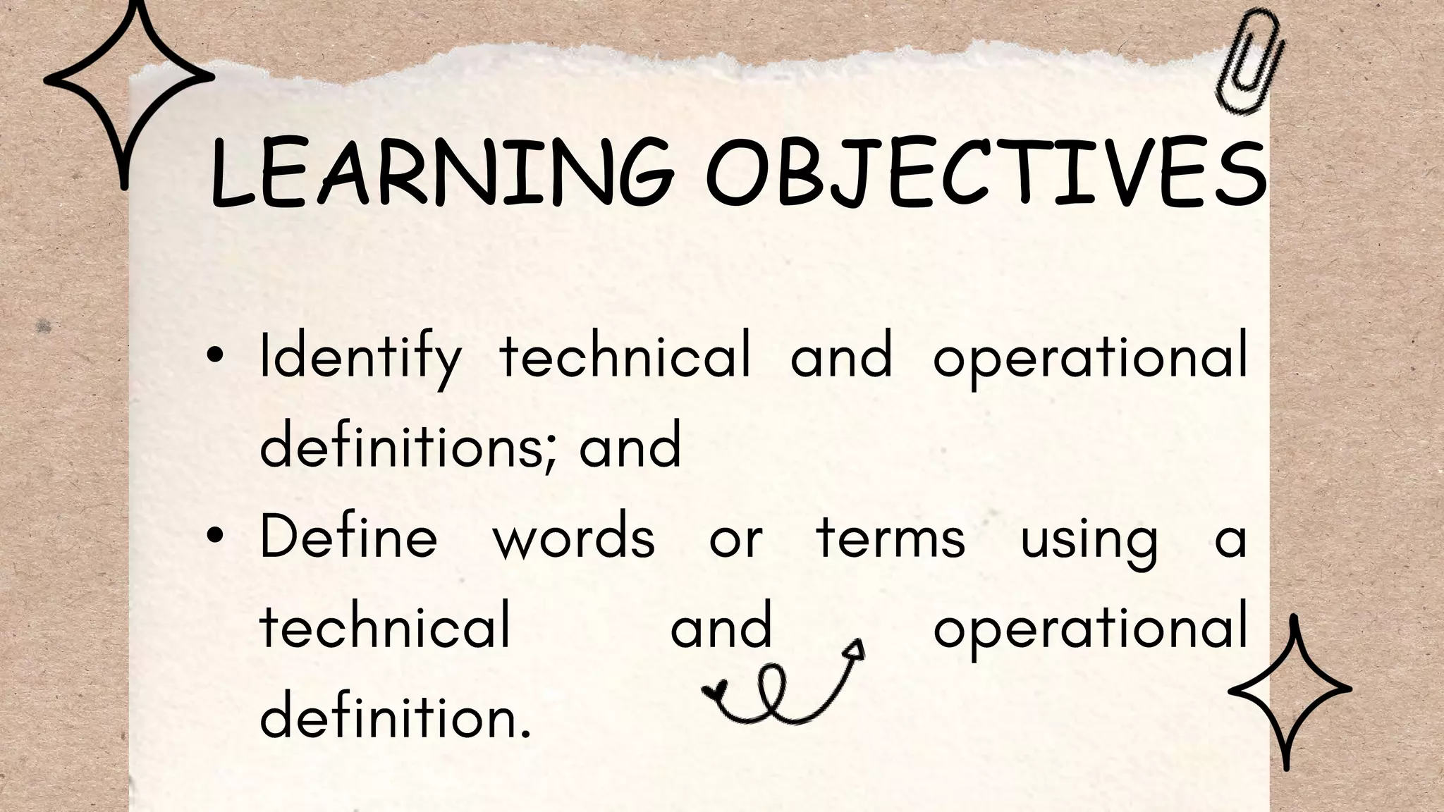 Technical and operational definition pptx