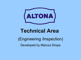Technical Area   (Engineering /Inspection) Developed by Marcos Dropa 
