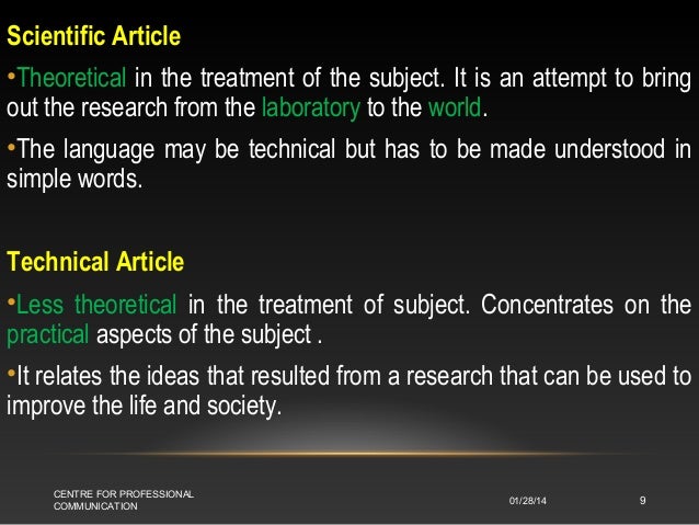 technical writing article technical writing article