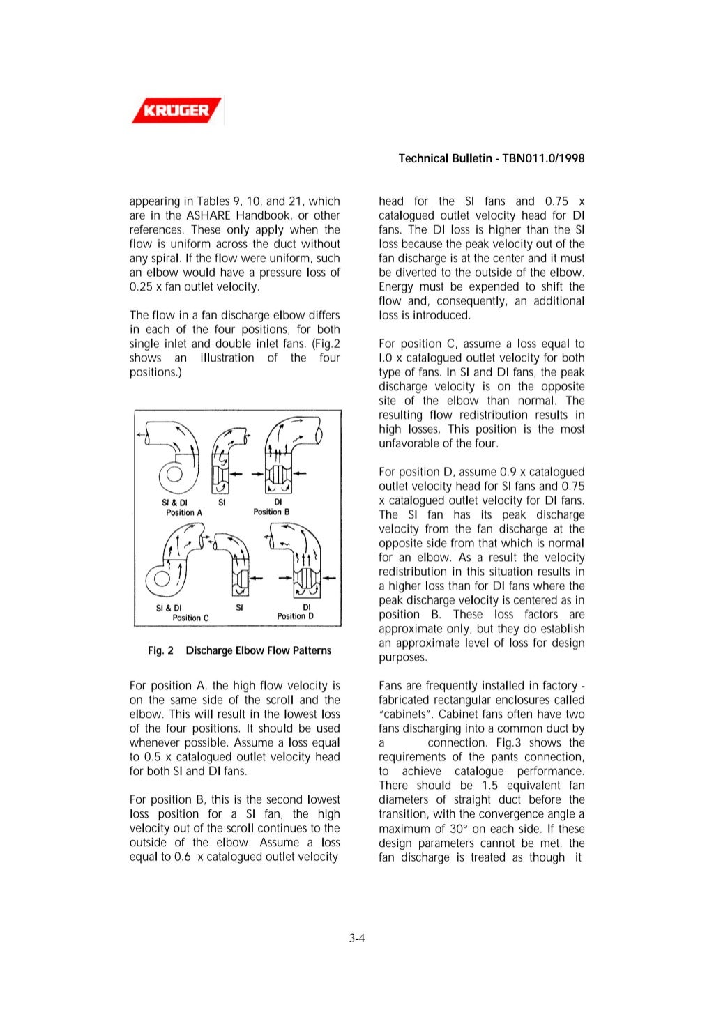Technical Bulletin Fans Centrifugal Fans Axial Fans
