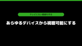 Abematv が対峙する技術的課題と開発の現場