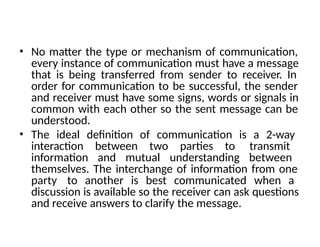 TECHNICAL COMMUNICATION PRESENTTATION UNIT | PPTX