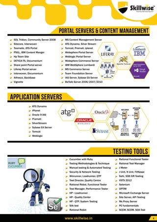 Technical competency- Skillwise Consulting