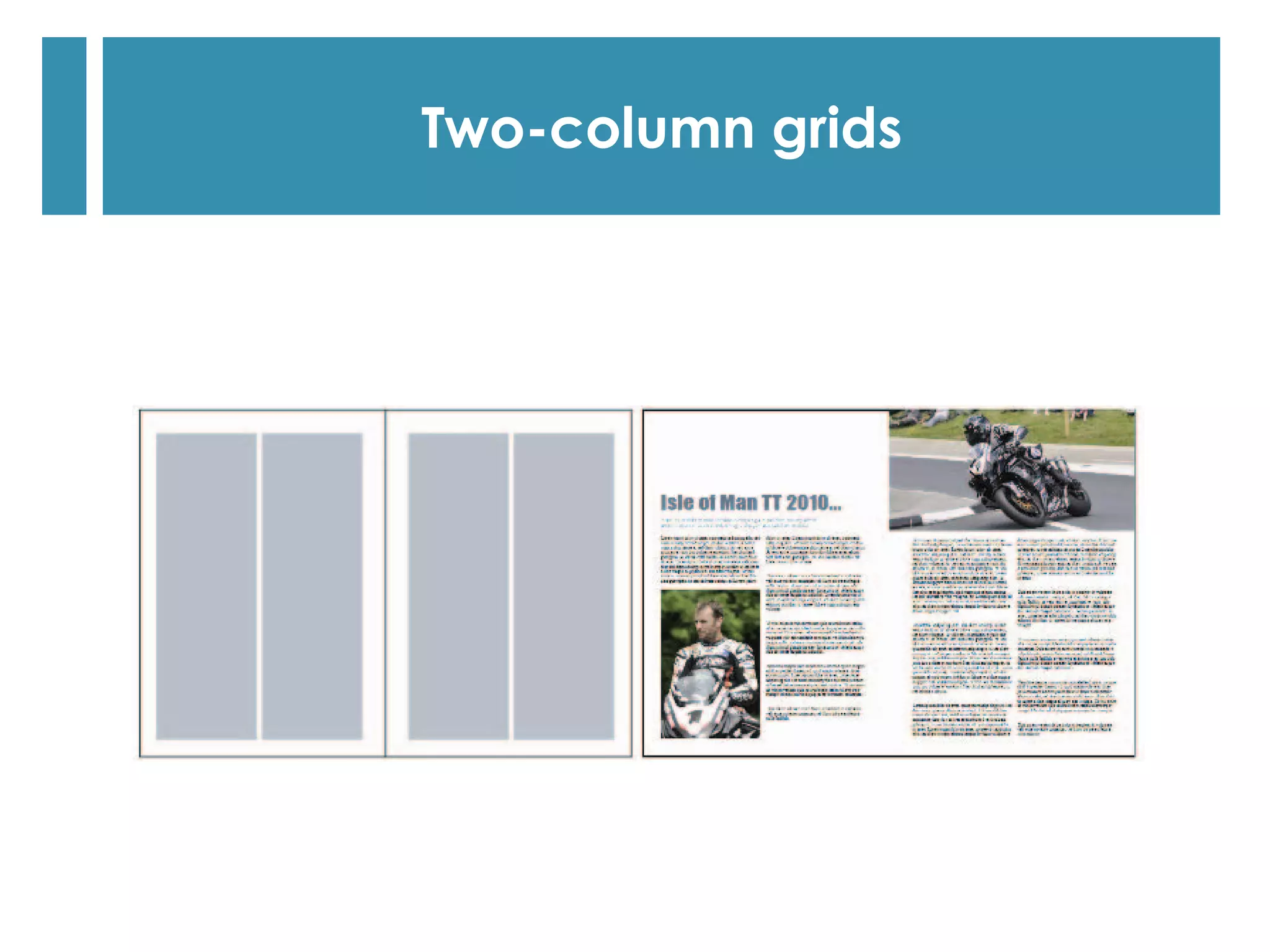 Two-column grids
 
