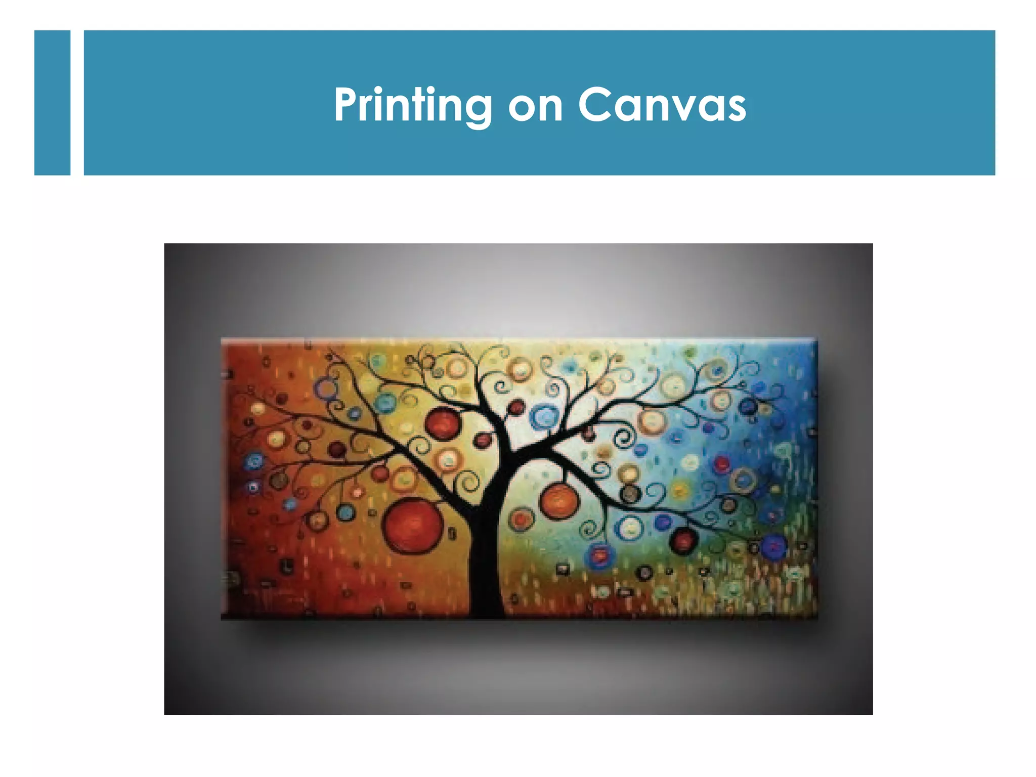 Printing on Canvas