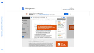 104104
TECHNICALCONTENTOPTIMIZATION
 
