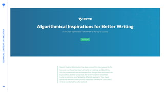 6464
TECHNICALCONTENTOPTIMIZATION
 