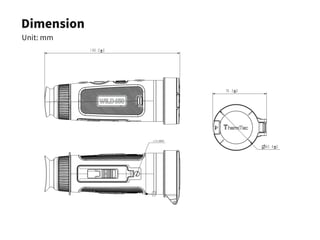Dimension
Unit: mm
 
