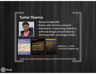 Technical debt - The elephant in the room