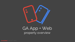 IIH NORDIC :: GA APP + WEB
GA App + Web
property overview
 
