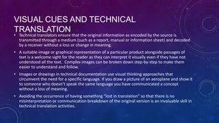 Technical documentation and visual clues | PPTX