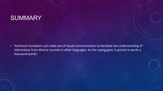 Technical documentation and visual clues | PPTX