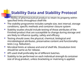 Stability Sample Intimation Technical Dossier filing requirements for Emerging market | PPTX