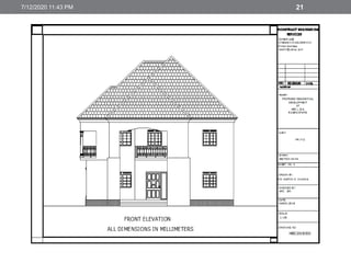 Technical drawing slide | PPTX