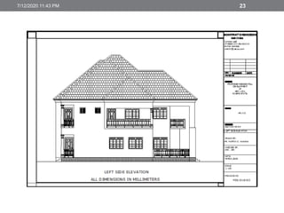 Technical drawing slide | PPTX