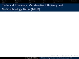 Technical efficiency of producers’ in the dryland areas of west africa   a multiioutput stochaistic metafrontier approach