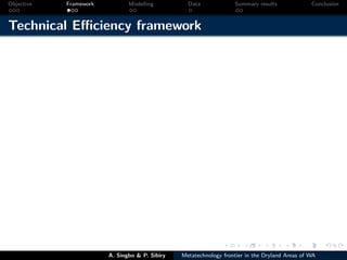 Technical efficiency of producers’ in the dryland areas of west africa   a multiioutput stochaistic metafrontier approach