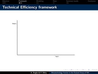 Technical efficiency of producers’ in the dryland areas of west africa   a multiioutput stochaistic metafrontier approach