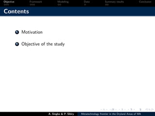 Technical efficiency of producers’ in the dryland areas of west africa   a multiioutput stochaistic metafrontier approach