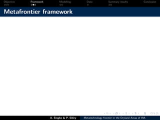 Technical efficiency of producers’ in the dryland areas of west africa   a multiioutput stochaistic metafrontier approach