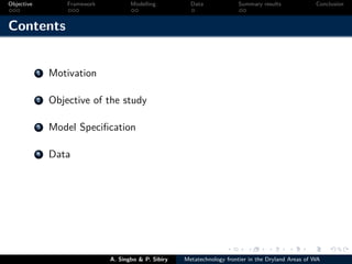 Technical efficiency of producers’ in the dryland areas of west africa   a multiioutput stochaistic metafrontier approach