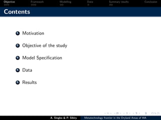 Technical efficiency of producers’ in the dryland areas of west africa   a multiioutput stochaistic metafrontier approach