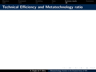 Technical efficiency of producers’ in the dryland areas of west africa   a multiioutput stochaistic metafrontier approach