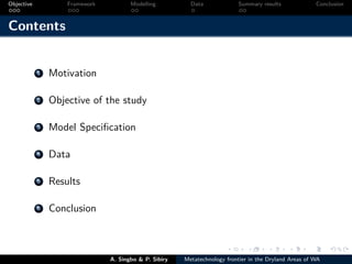 Technical efficiency of producers’ in the dryland areas of west africa   a multiioutput stochaistic metafrontier approach
