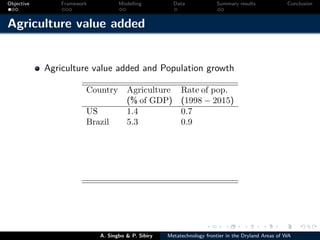 Technical efficiency of producers’ in the dryland areas of west africa   a multiioutput stochaistic metafrontier approach