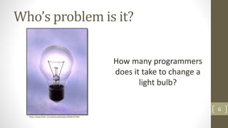 Programmer Light Bulp Technical Excellence Doesn't Just Happen - AgileIndy 2016 | PPTX
