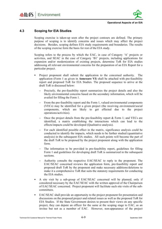 Propenit Subb Technical guidance manual for thermal pp for moef by ilfs | PDF